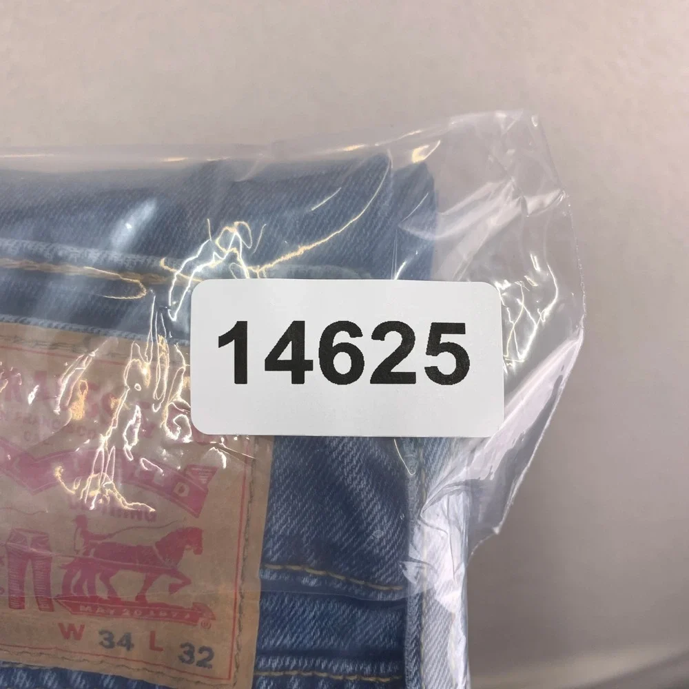 Thrashed Levi's Jeans 505 Mens 34x32 Faded Distressed Denim Painted Workwear Y2K